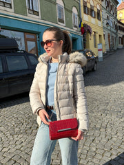 Hölgyek táskák sorozata Ilona 3 -ból 1 Visiniu
