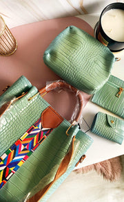 Crocodile 4 -in -1 1 Katia zöldben