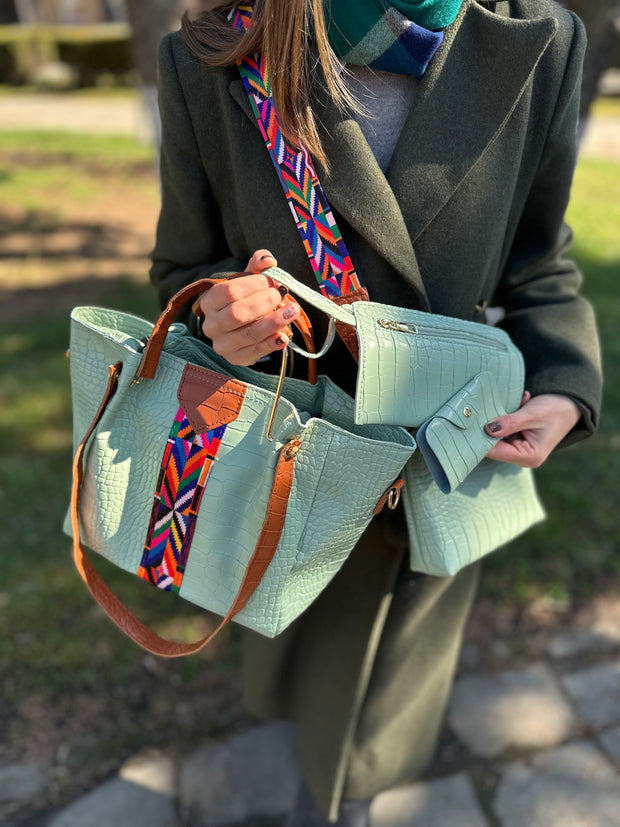 Crocodile 4 -in -1 1 Katia zöldben