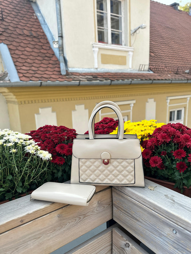 Julia Set - bézs táska és pénztárca