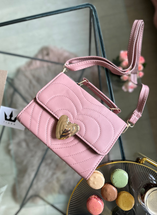 Alma rózsaszín táska