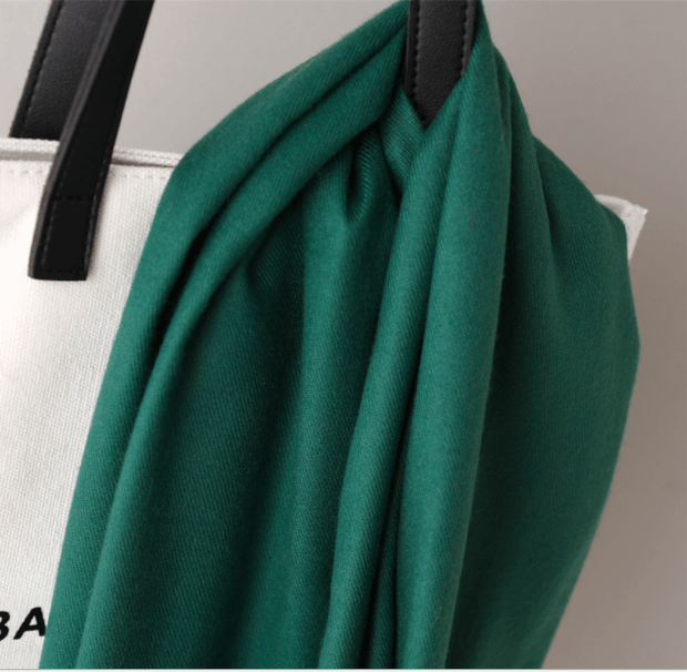 Fular verde cu franjuri imitatie casmir - TIARA CONCEPT STORE