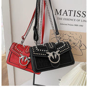 Geanta rosie cu tinte Paloma - TIARA CONCEPT STORE